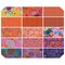 Kaffe Fassett 5" Square Pack (Charm Pack) in 2025 Warm by Kaffe Fassett Collective for Free Spirit (FB6CPGP.WARMFEB25)